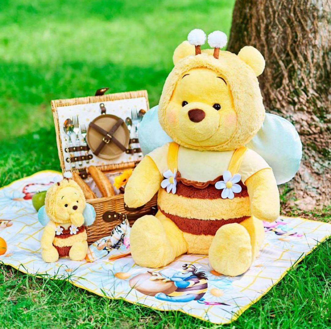 カミサマ専用　プーさん 80cm ぬいぐるみ スーパービッグ HONEY DAY