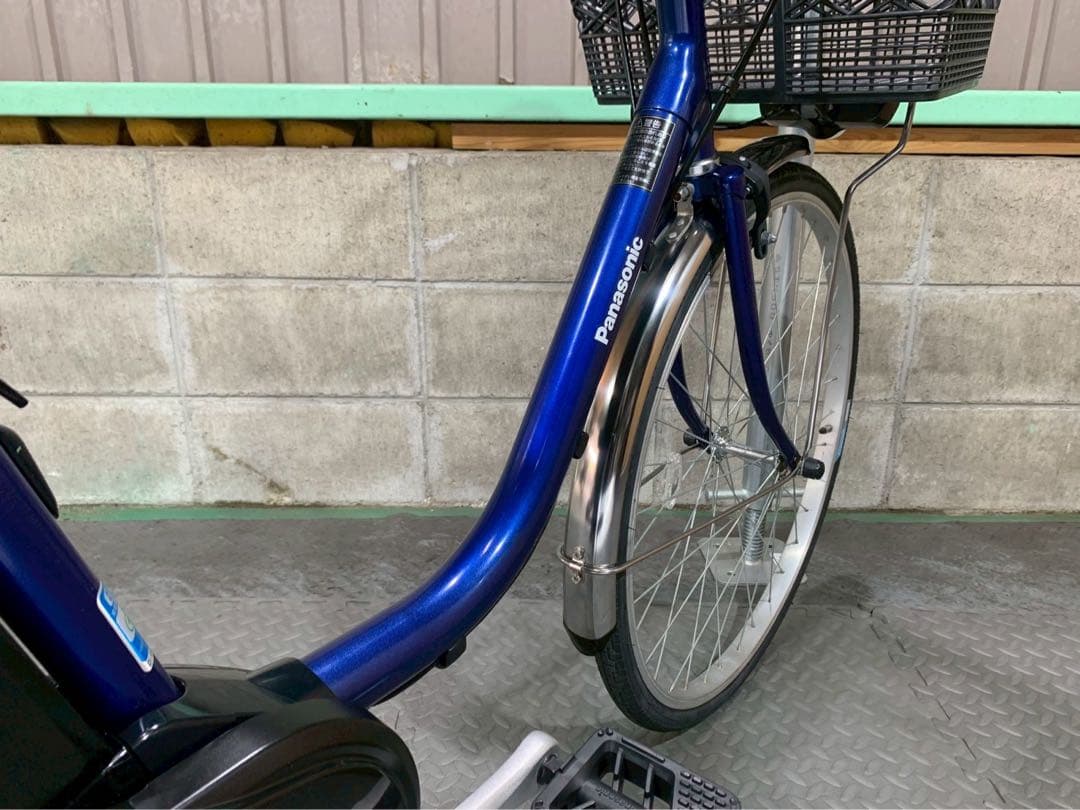 電動自転車　パナソニック　ビビSX 24インチ ネイビー　№8009