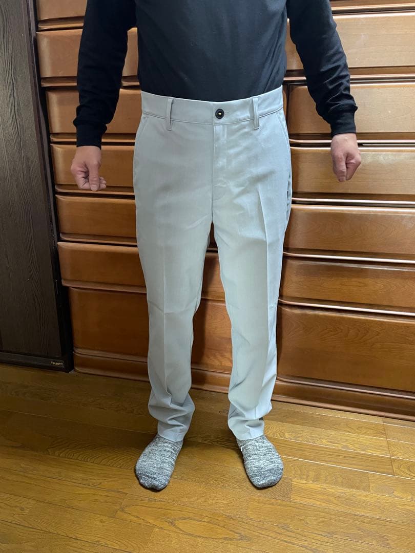 ニューバランスゴルフ4WAYストレッチ ピンストライプ テーパード ロングパンツ