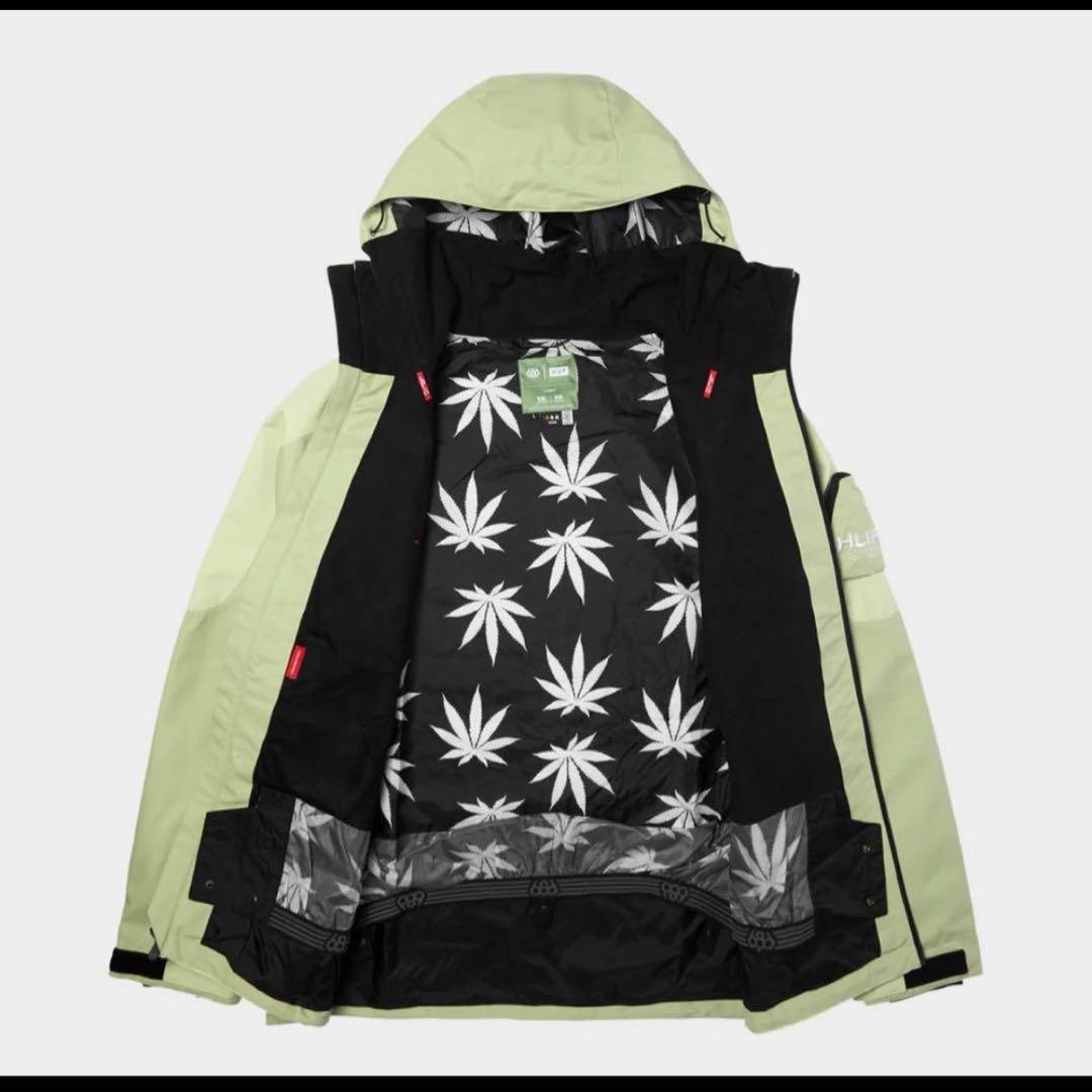 686×HUF コラボ スノーボードウェア 上下セット
