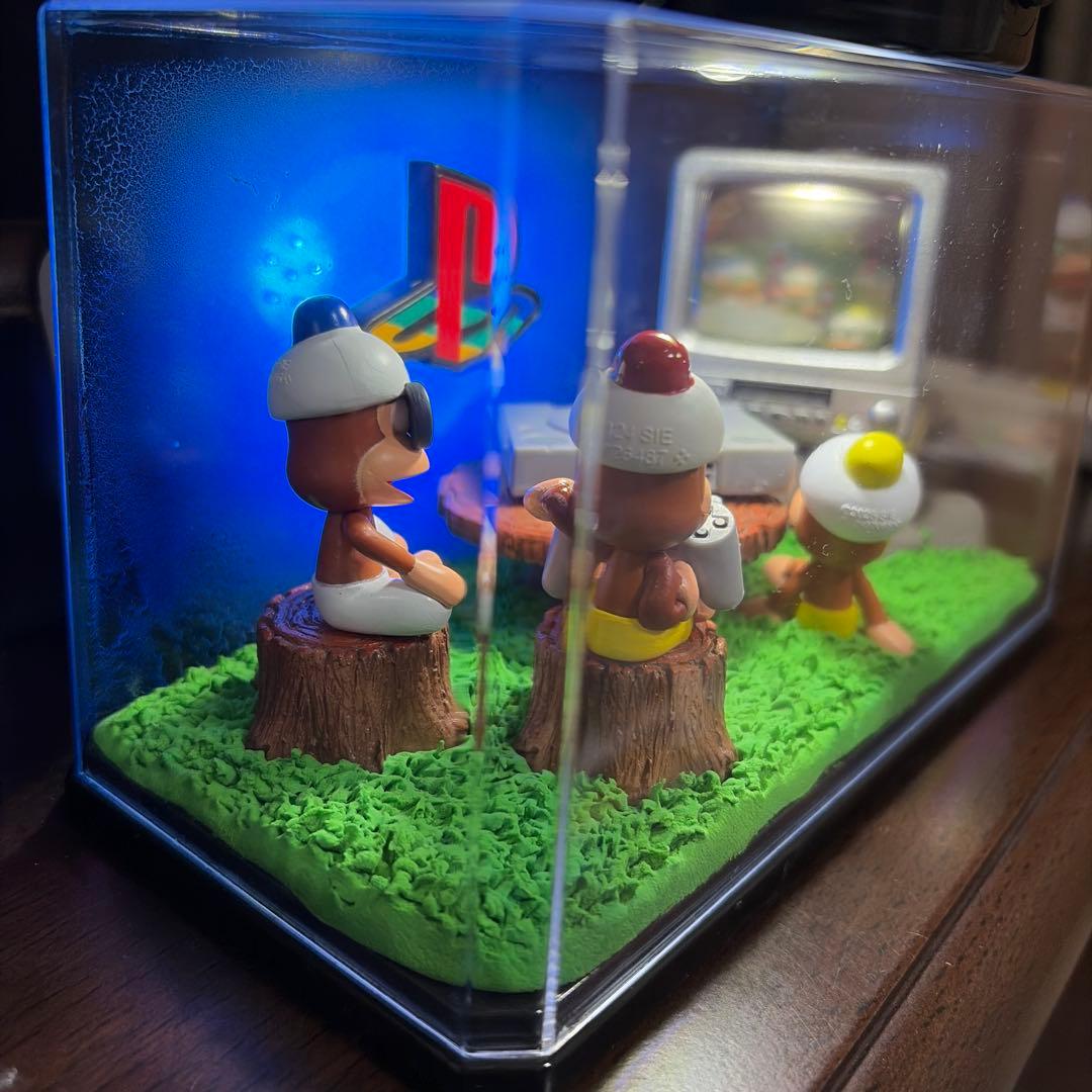 サルゲッチュ まちぼうけ プレイスミニチュア ジオラマ