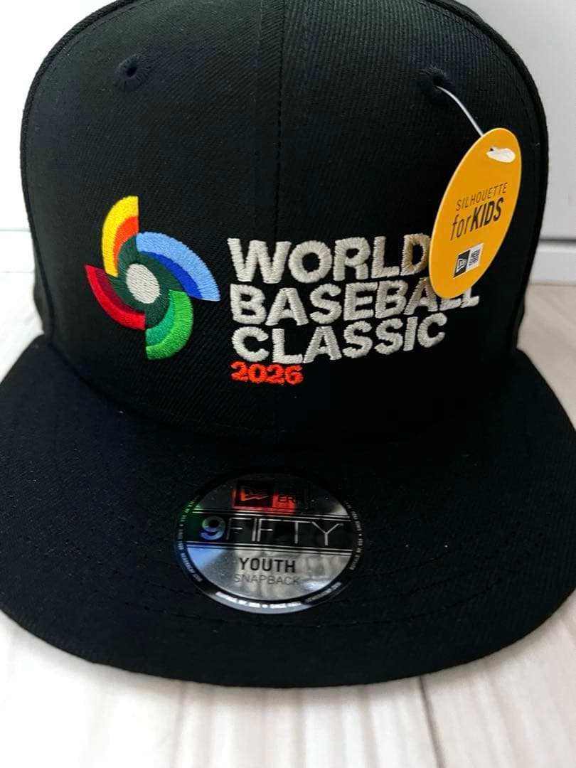 【超レア】NEWERA 9FIFTY 2026WBC ロゴキャップ 親子セット