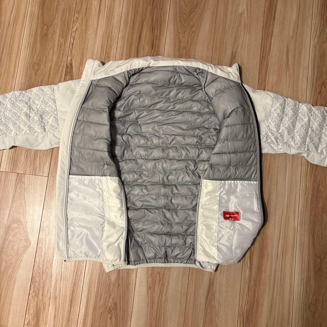 煉*ん様 New Balance ホワイトジャケット フルジップ