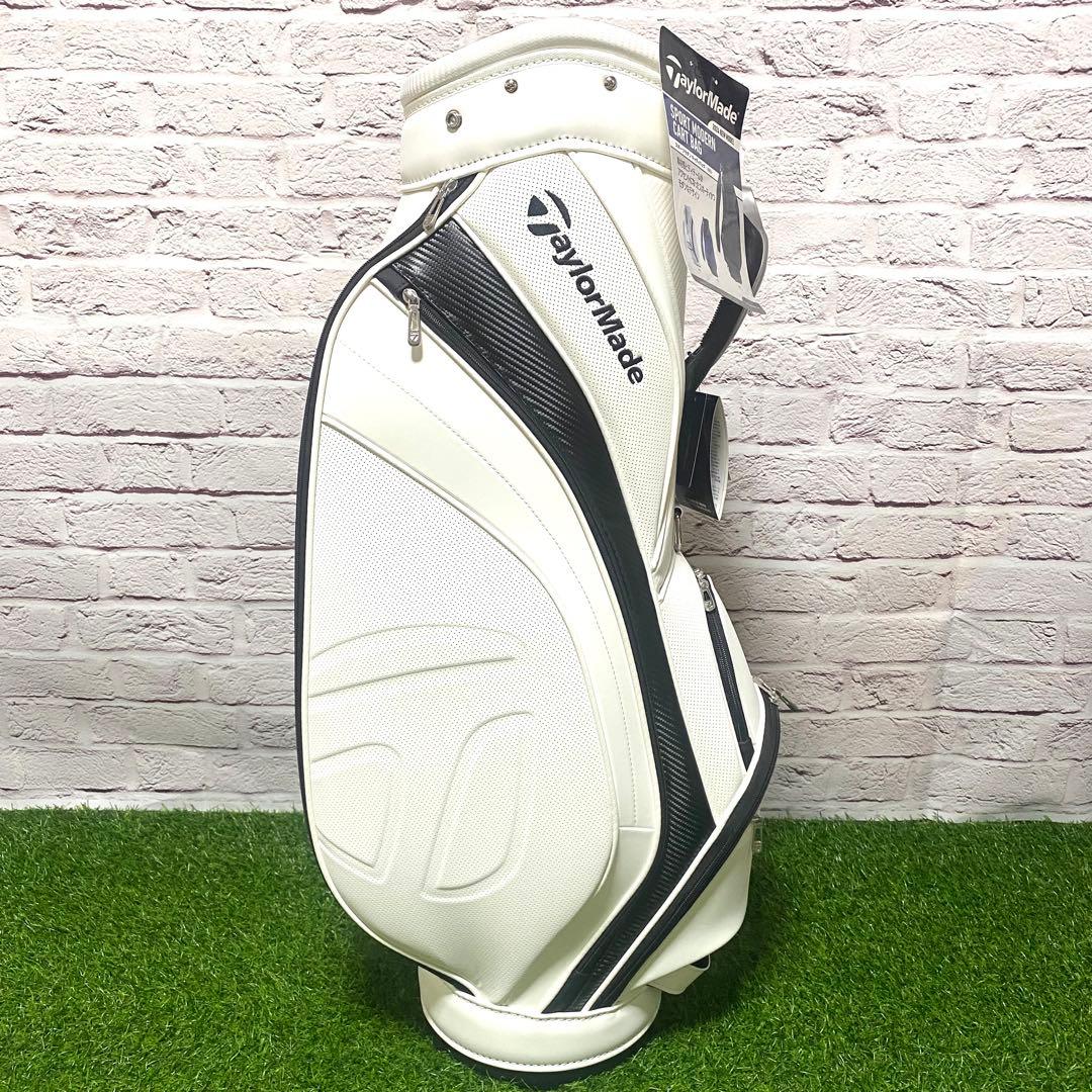 【新品】TaylorMade テーラーメイド キャディバッグ メンズ ホワイト