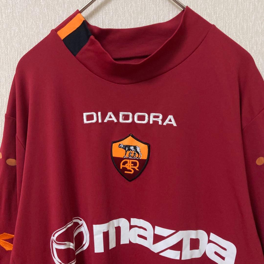 【希少】DIADORA ASローマ ユニフォーム レプリカ 背番号10 L