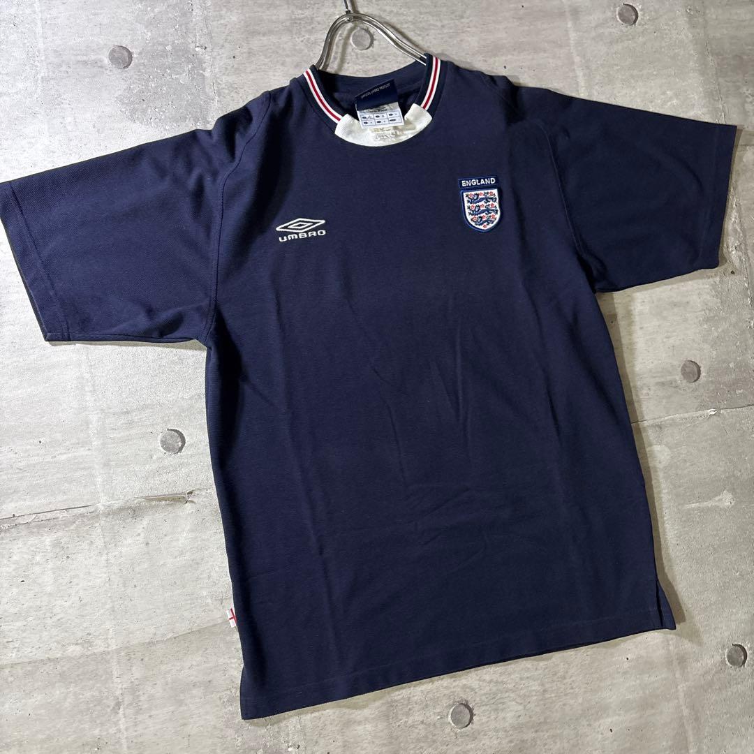 90s UMBRO england ゲームシャツ　サッカーシャツ　L
