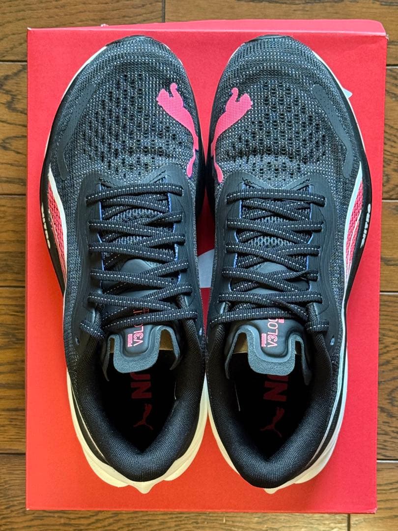 プーマ(PUMA)ランニングシューズ ヴェロシティニトロ3 ブラック 26.5