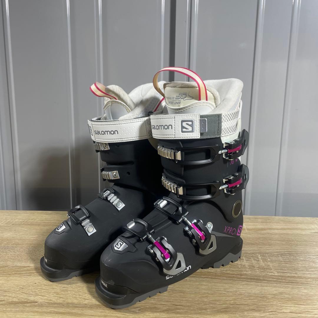 【美品】SALOMON（サロモン）24/24.5cmスキーブーツ