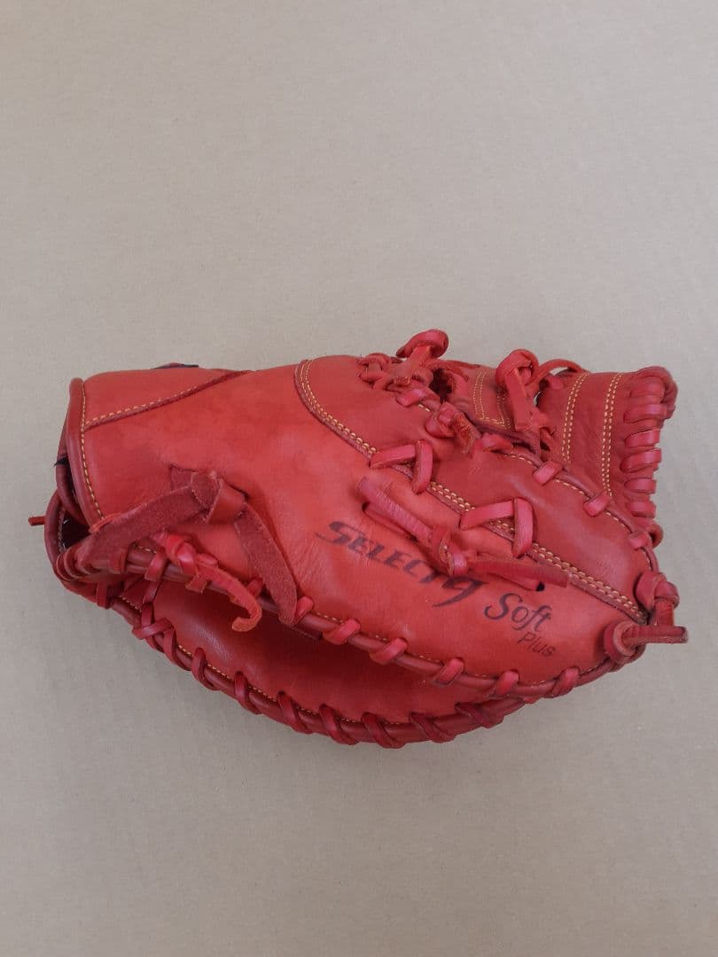 美品Mizuno ソフトボール用希少レッド ファーストミット即戦力
