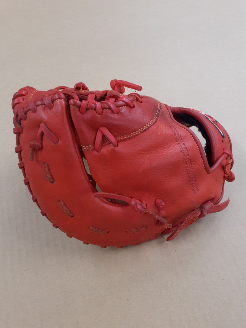 美品Mizuno ソフトボール用希少レッド ファーストミット即戦力