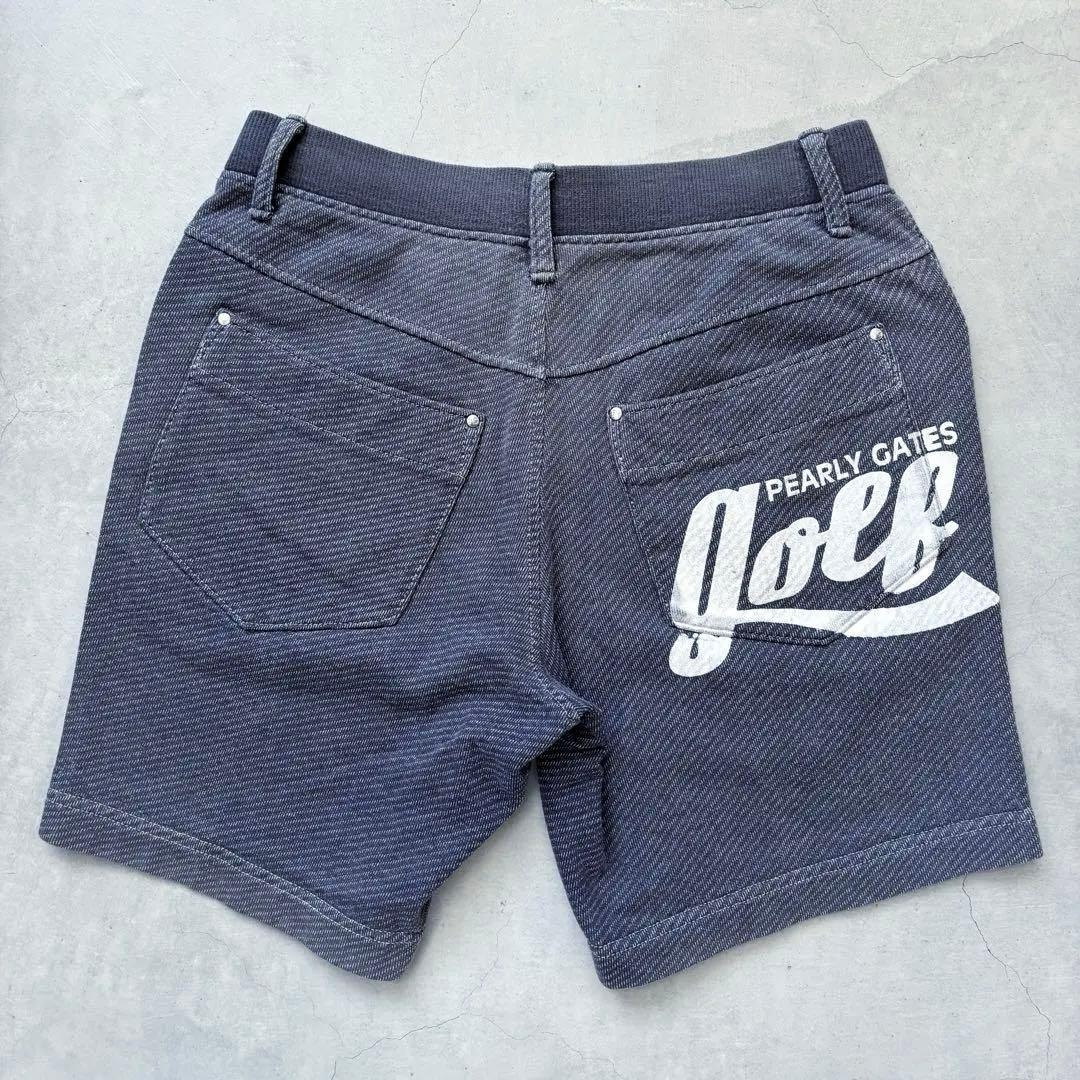 PEARLY GATES パーリーゲイツ スウェット ショートパンツ ワッペン
