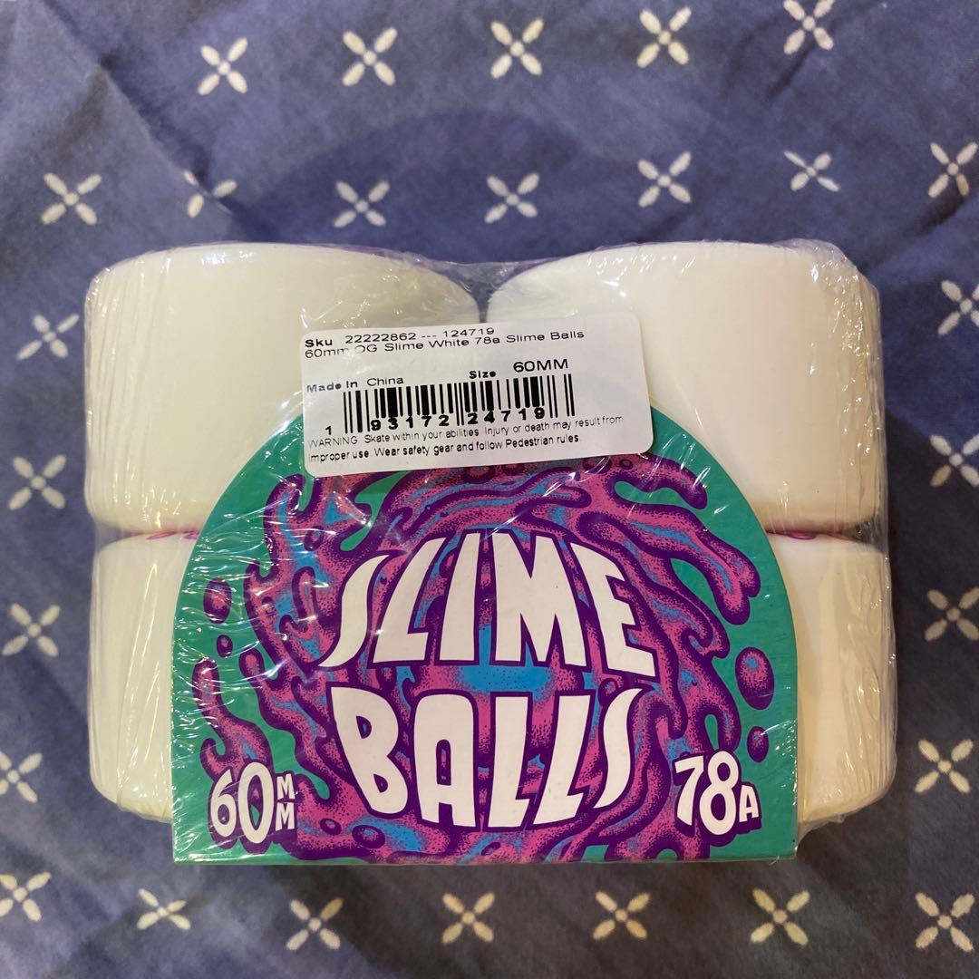 SLIME BALLS スライムボールズスケボーウィール 60mm 78A