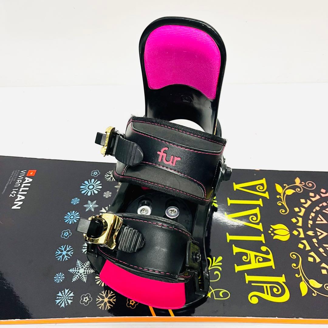 女性用　ALLIAN アライアン　スノボセット　レディース　スノーボード　ボード