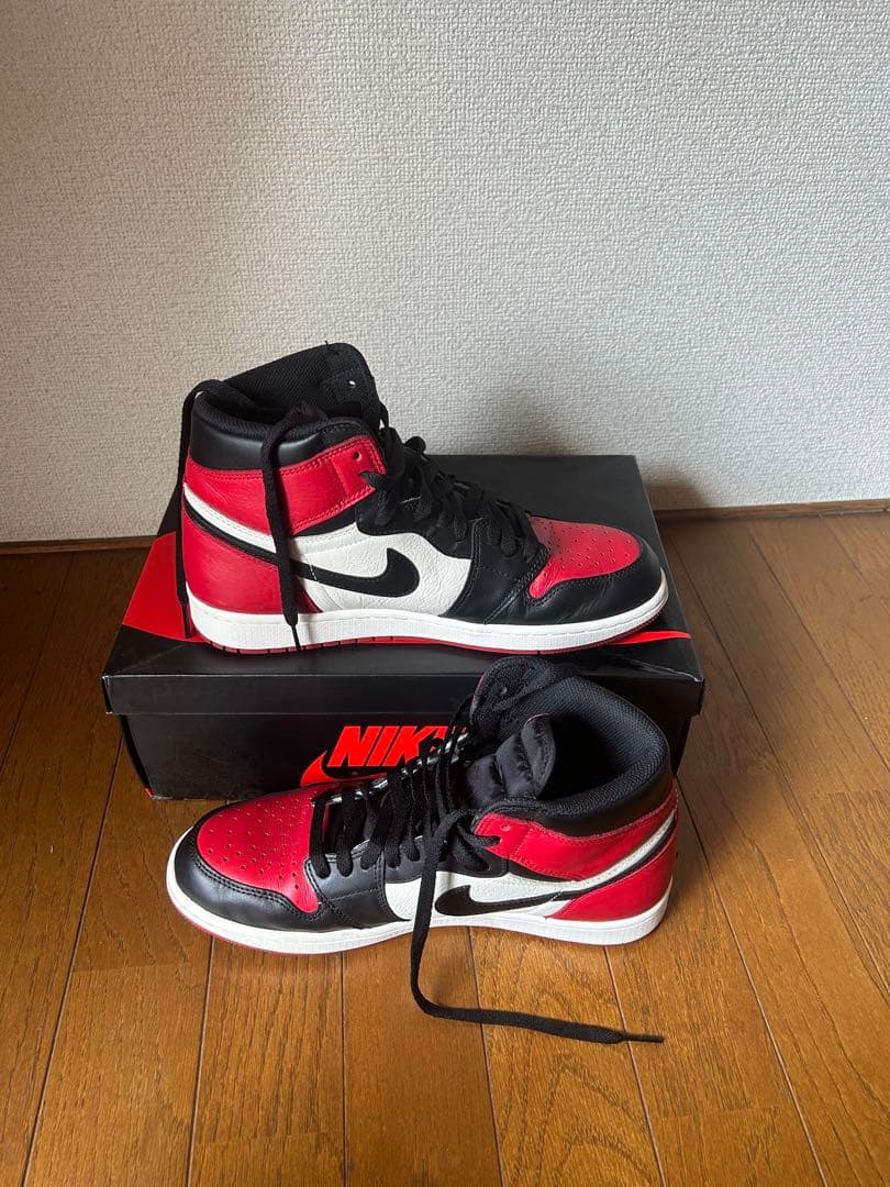 シューズ Air Jordan 1 Retro High OG \"Bred Toe\"