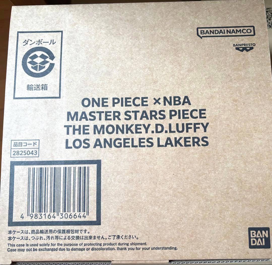 ONE PIECE × NBA ロサンゼルス・レイカーズ　 ルフィ
