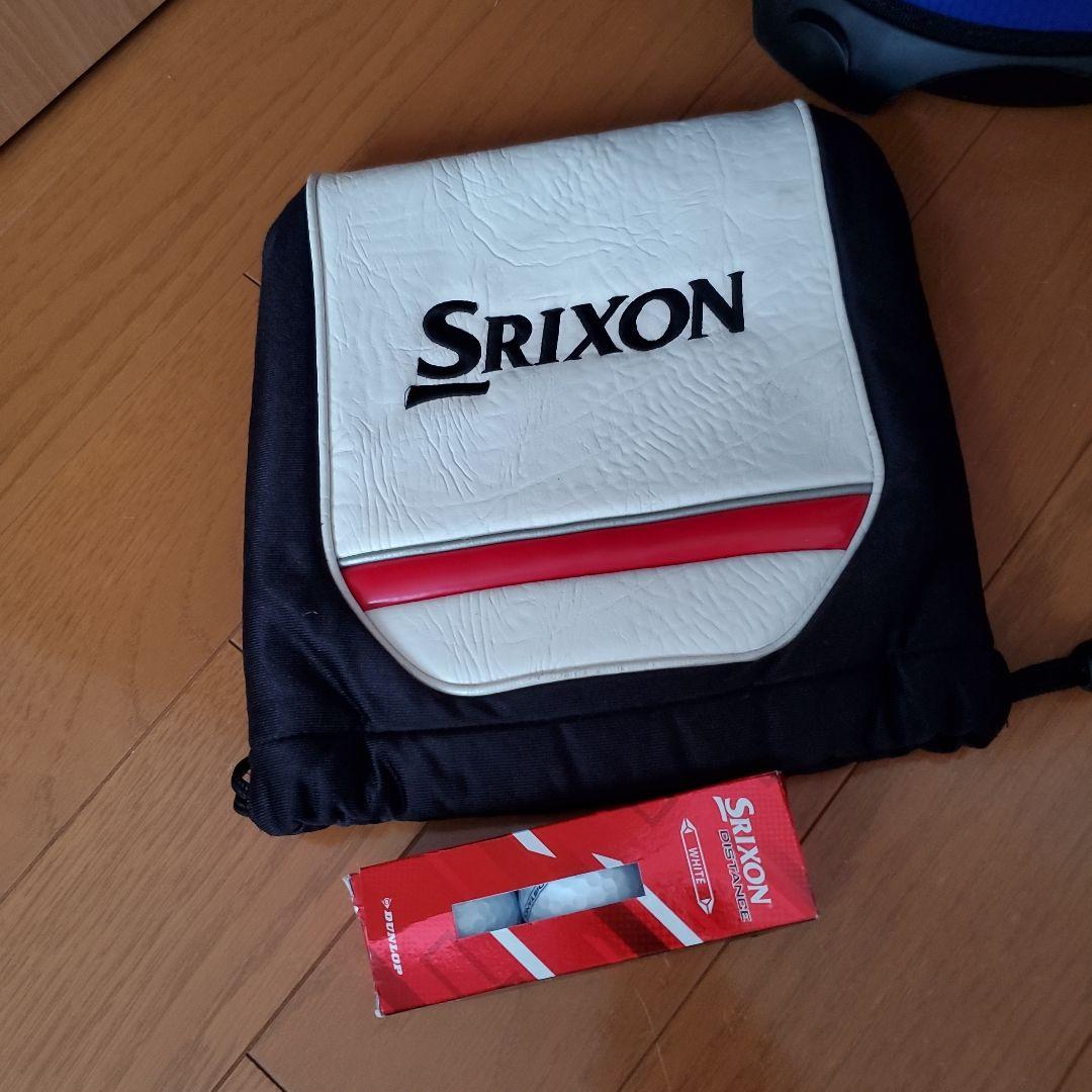 Srixon キャディバッグ　軽量　ゴルフバッグ アイアンカバー、ボール付　格安