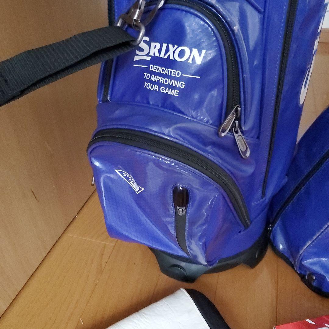 Srixon キャディバッグ　軽量　ゴルフバッグ アイアンカバー、ボール付　格安
