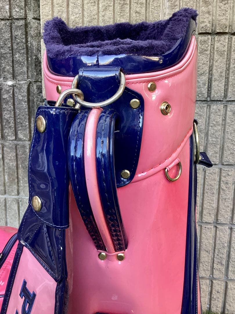 PEARLY GATES パーリーゲイツエナメルキャディバッグ