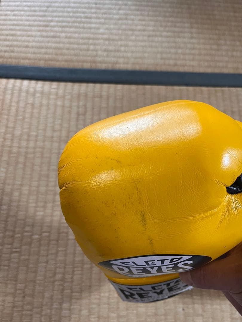 CLETO REYES プロフェッショナルボクシンググローブ イエロー 8oz