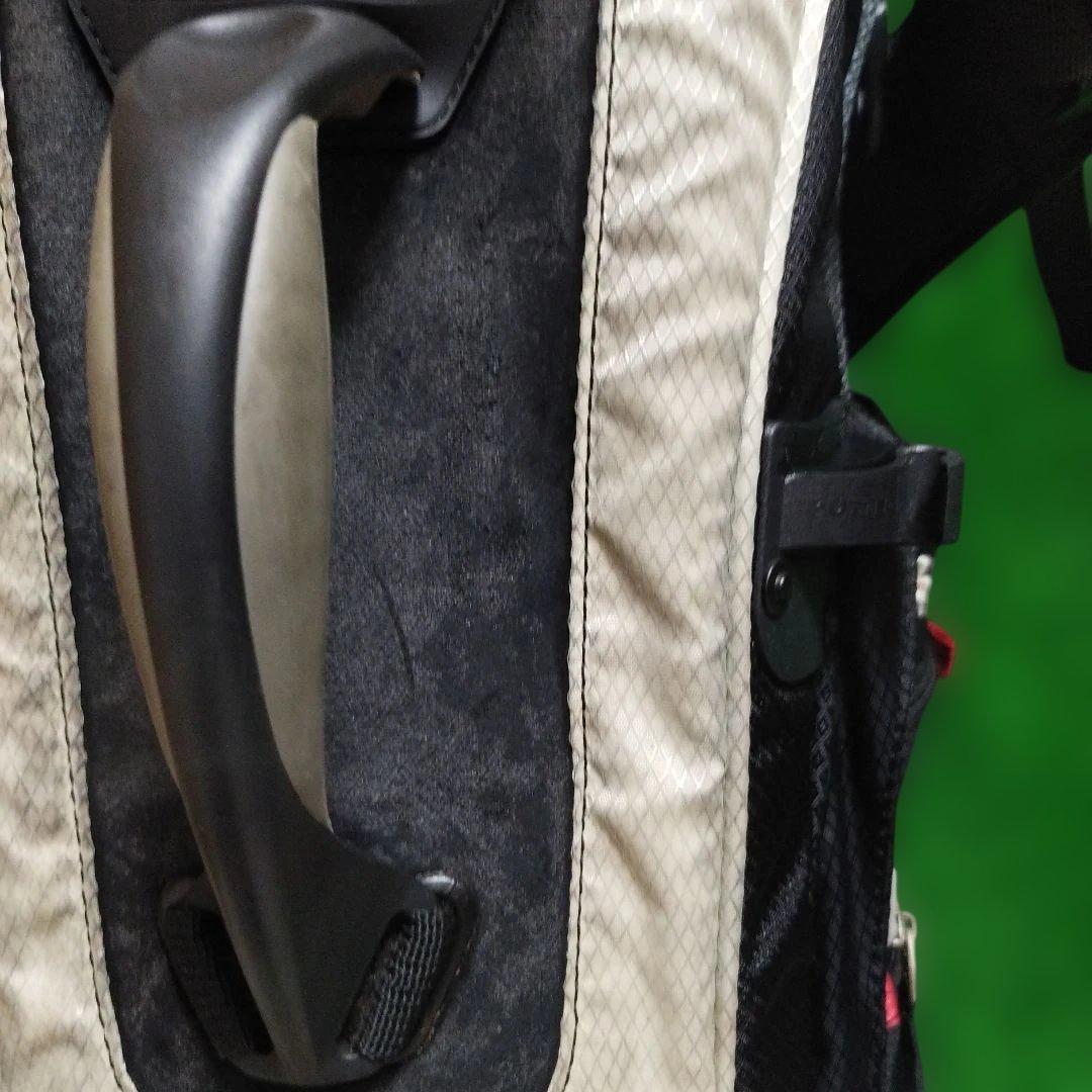 Burton スタンド式キャディバッグ 黒/ベージュ