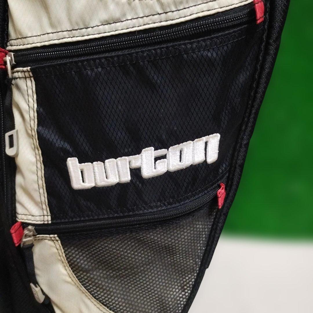 Burton スタンド式キャディバッグ 黒/ベージュ
