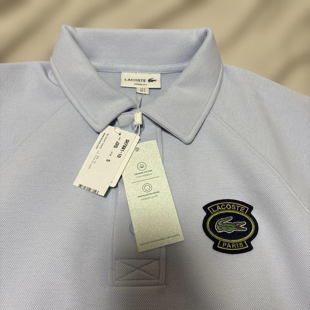 LACOSTE ポロシャツ US L ライトブルー