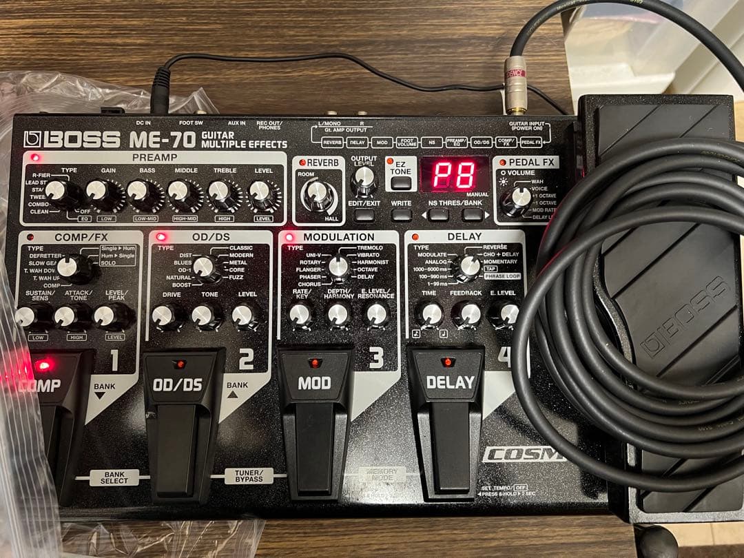 即発送 BOSS ME-70 アダプター付き