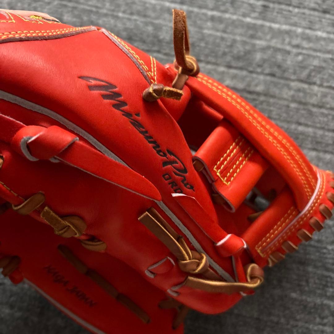 『レア』Mizuno Pro 軟式グローブ オーダーグローブ　波賀ジャパン