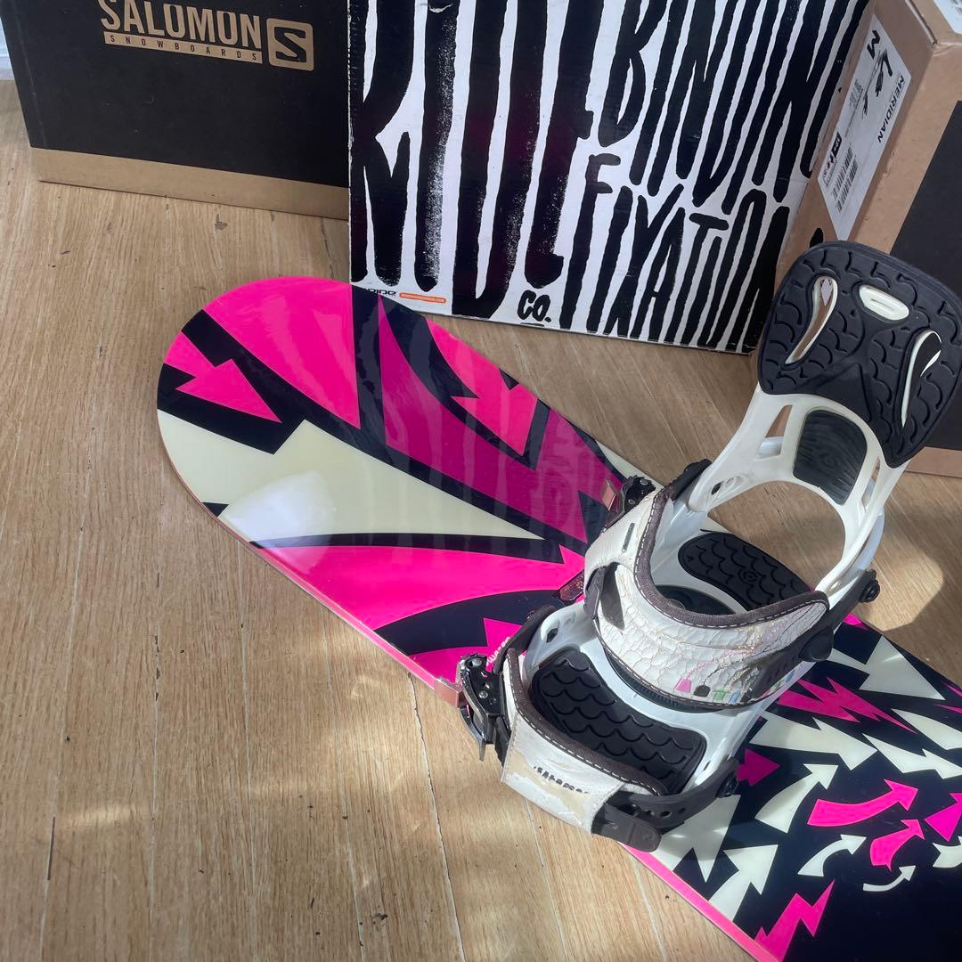 SALOMON　サロモン　バインディング付　スノーボードセット