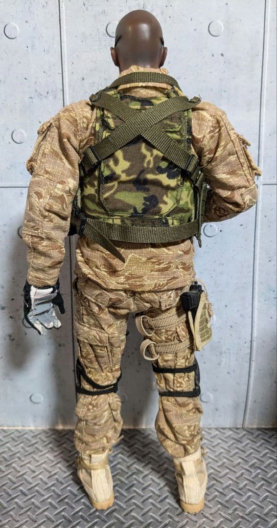 アメリカ軍特殊部隊 1/6 12インチ黒人兵士 cs8