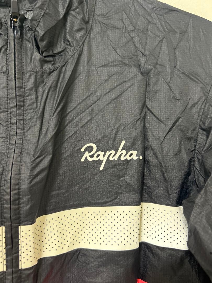 ラファ Rapha ブルベ フライウェイト ウィンドジャケット　ピンク/黒　S