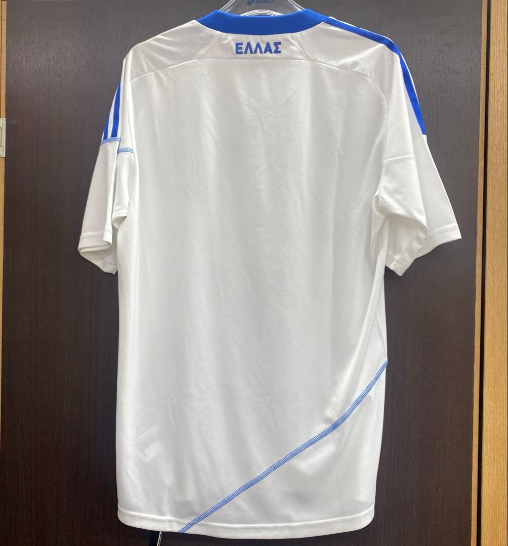 希少品adidas アディダス　ギリシャ代表 2010ユニフォーム　タグ付き白青