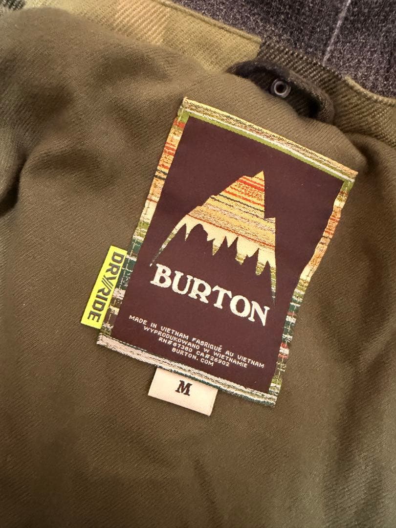 BURTON チェック柄ジャケット Mサイズ
