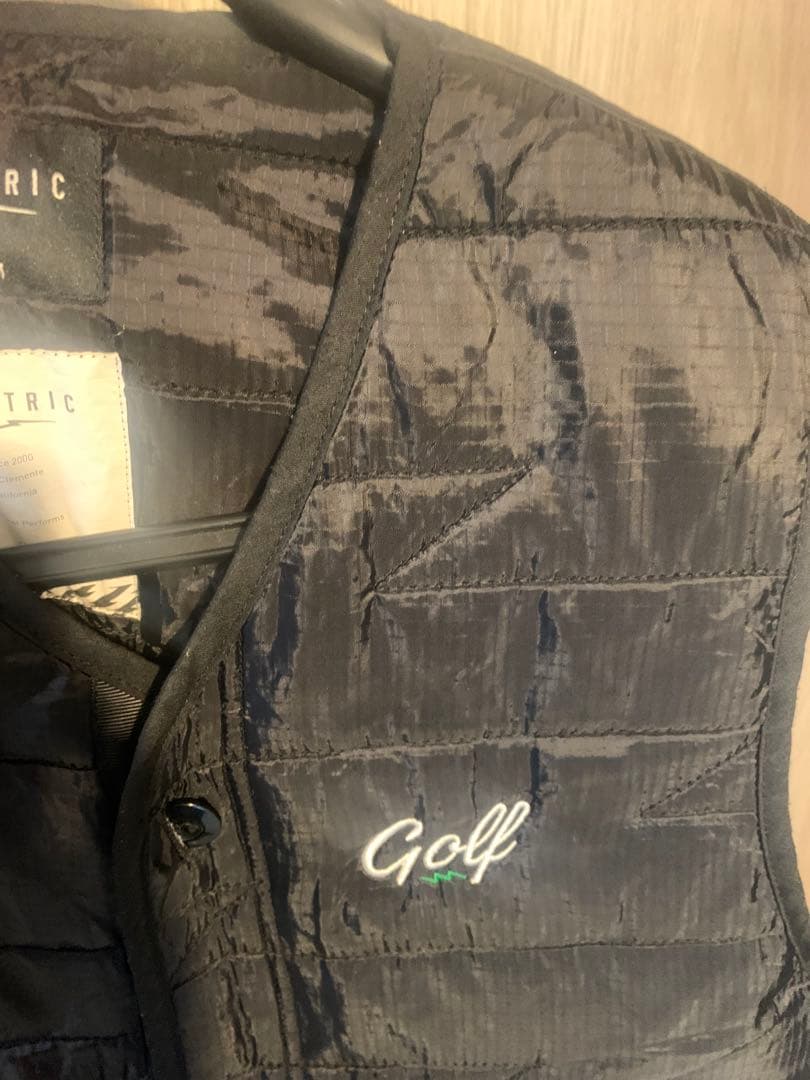 ビームスゴルフ　ELECTRIC Golf ベスト ブラック MEDIUM