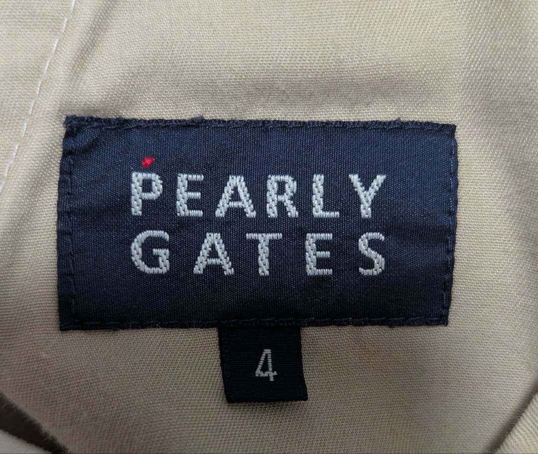 最終【転居のため値下げ】PEARLY GATES ホワイトパンツ　サイズ4（M）