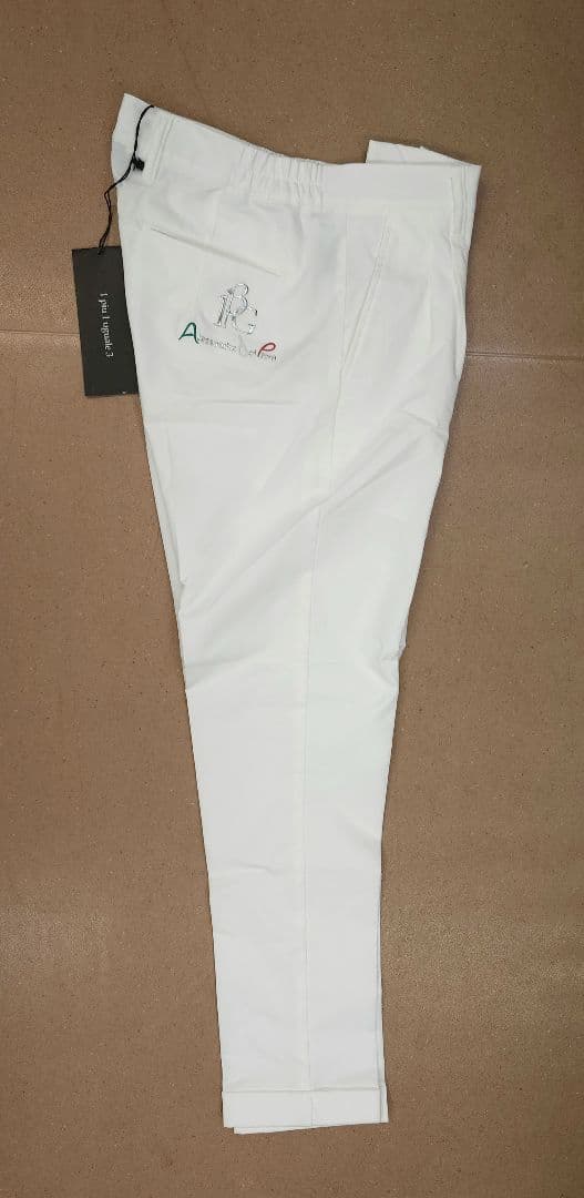 新品 1PIU1UGUALE3 GOLF デル・ピエロ ロングパンツ IV 白