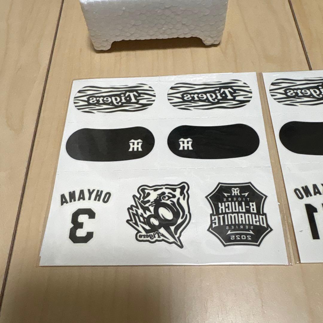 阪神タイガース チャンピオンリング2個セット キャップ ステッカー