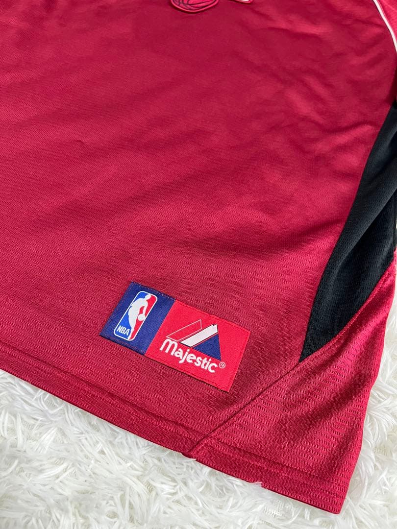 NBA majestic ゲームシャツ　WADE Lサイズ