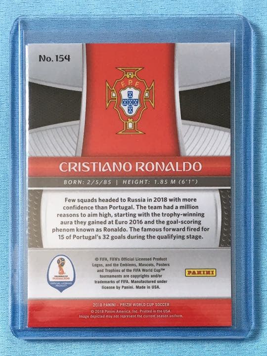 2018 ロシアW杯カード クリスティアーノ・ロナウド ポルトガル クリロナ