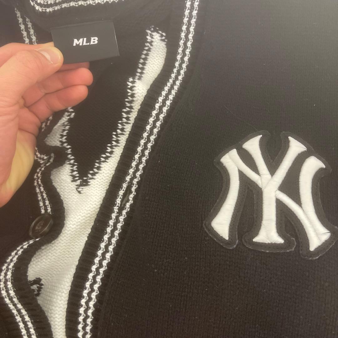 Mlb ヤンキースカーディガン黒