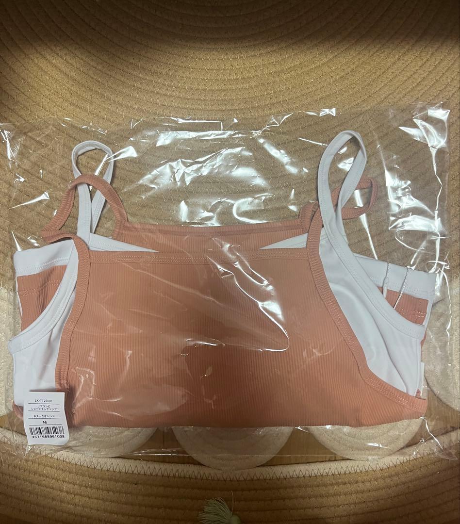 【新品未使用】SUKALAリブコンビショートタンクトップ