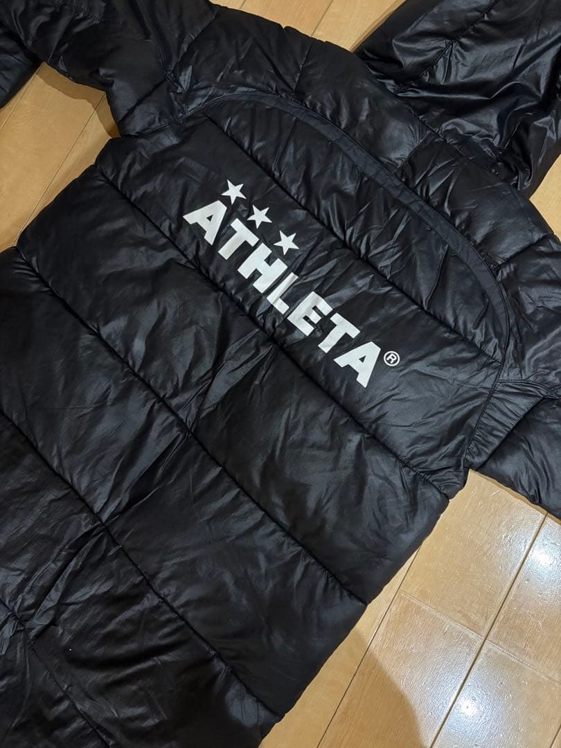 ATHLETA ベンチコート150㎝ブラック
