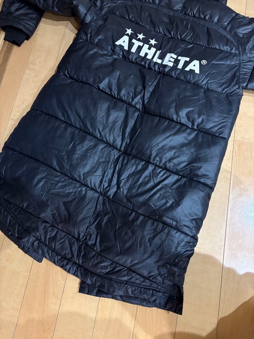 ATHLETA ベンチコート150㎝ブラック