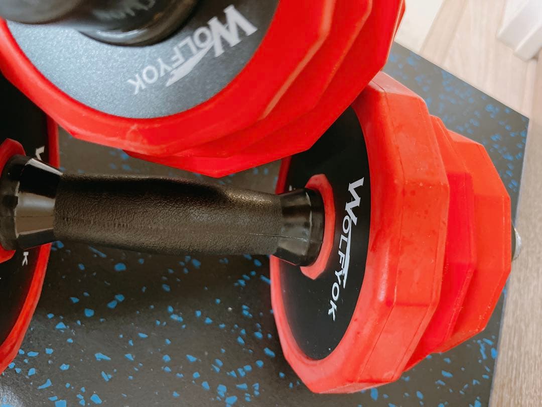 宅トレに最適♪Woifyok 可変式ダンベル 11.7Kg