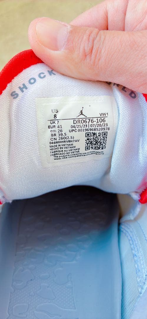 Jordan DR0761-106 シューズ US 8
