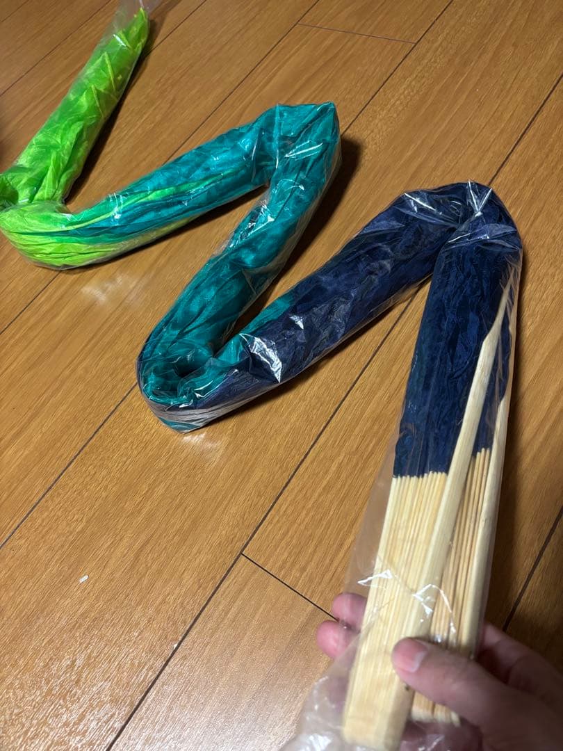 ファンベール両手1セット★新品★高級シルク★人気のライム
