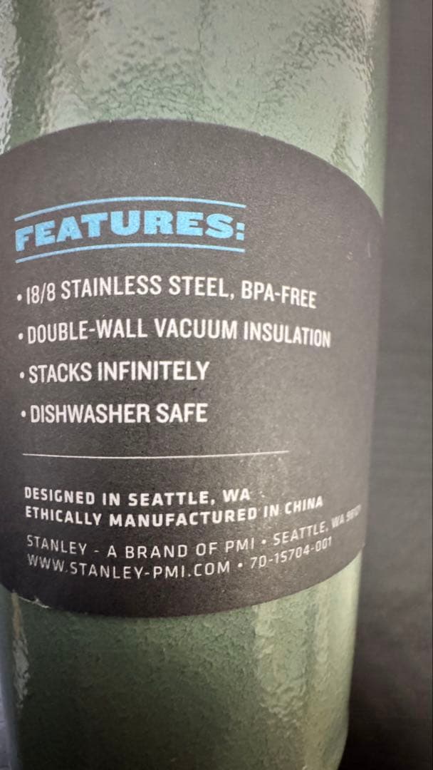 STANLEYスタンレースタッキング真空パイント 473ml 2個セットグリーン