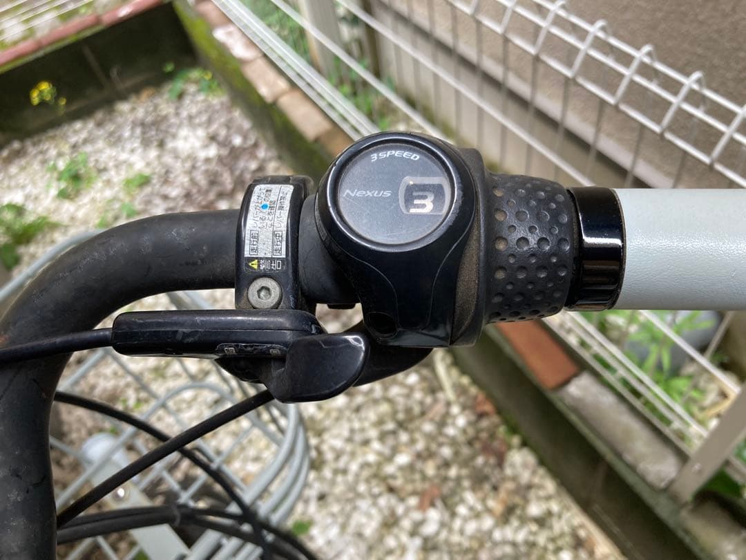 [直取引希望]bikke　電動アシスト自転車 バッテリー　充電器 鍵2個ブルー