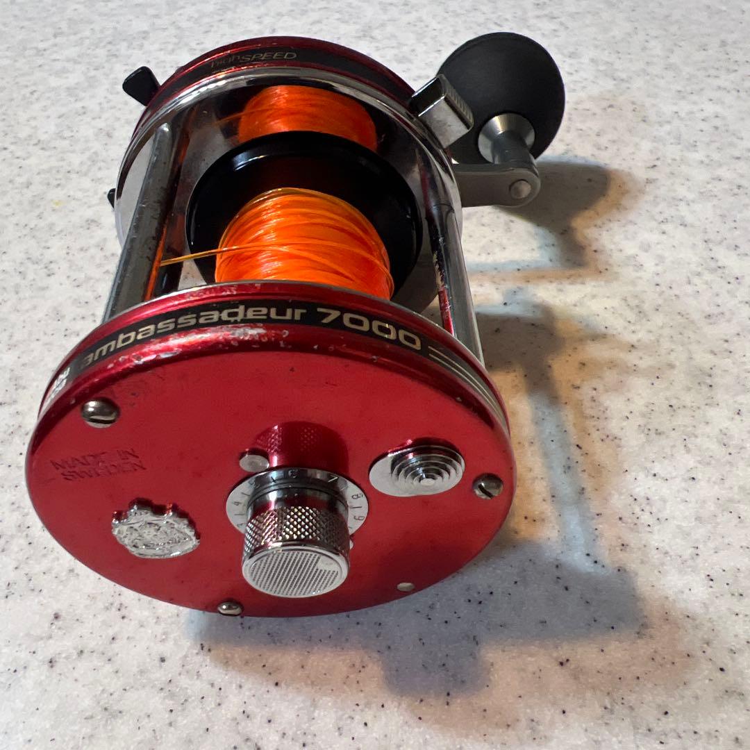 Abu Garcia アンバサダー7000中古パワーハンドル付き
