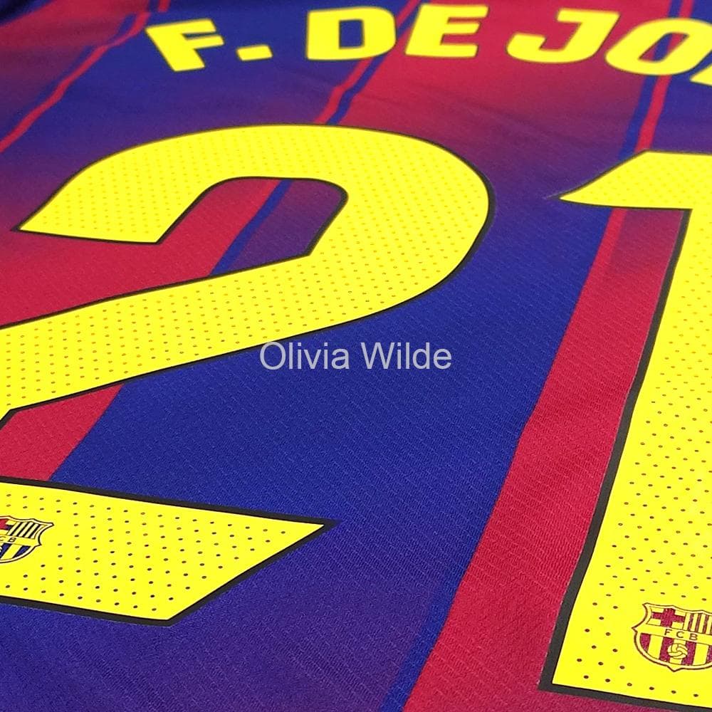 [正規品] FCバルセロナ 長袖ユニフォーム #21 F.DE JONG